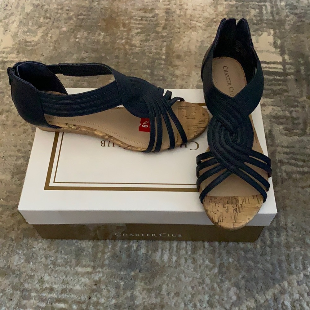 Charter Club Wedge Corked Heels